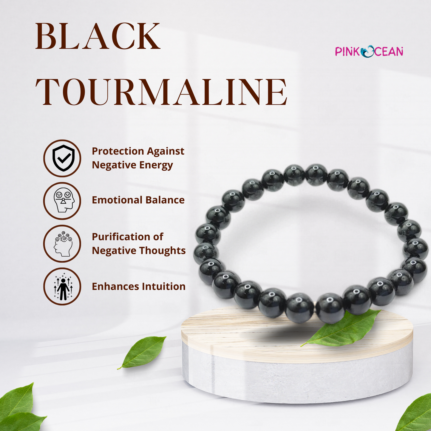 PinkOcean Black Tourmaline