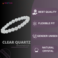 PinkOcean CLEAR QUARTZ- DIAMOND CUT Bracelet